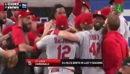 Cardenales y Nacionales celebraron y lucharán por el título de la Liga Nacional