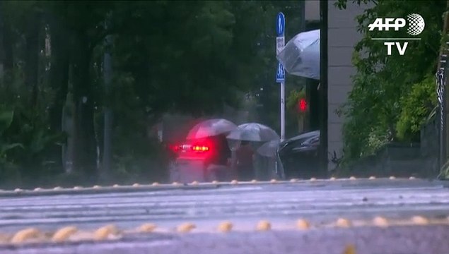 Alerta máxima, dos muertos y competiciones deportivas anuladas por tifón Hagibis en Japón