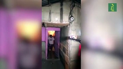 Policías capturan a un prófugo que tenía como rehenes a los miembros de una familia