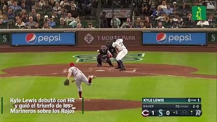 Kyle Lewis debutó con jonrón y guió el triunfo de los Marineros