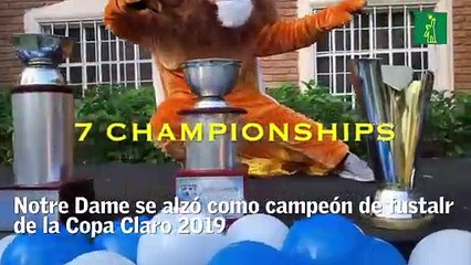 Notre Dame se alzó nuevamente con la Copa Claro en Futsal