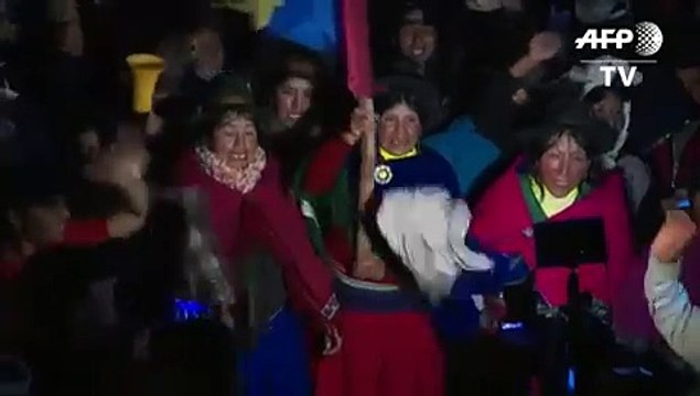 Celebraciones en Ecuador por acuerdo que revoca desmonte de subsidios