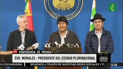 Evo Morales convoca a diálogo en una Bolivia bajo tensión máxima