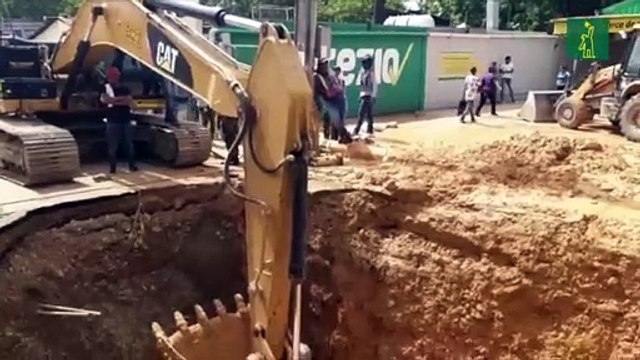 Cuadrillas de la CAASD trabajan para reparar avería en sistema Haina - Manoguayabo
