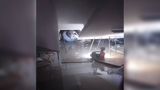 VIDEO | Caída del techo en un centro comercial de Perú deja tres muertos y más de 70 heridos