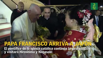 El papa Francisco llega a Japón y se une al clamor por el desarme nuclear
