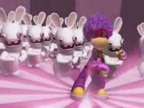 Les Lapins Crétins ne peuvent pas jouer au foot