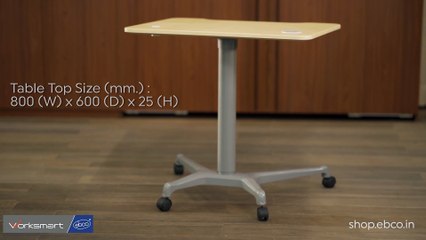 Height Adjustable Smart Lift Table - Single Leg