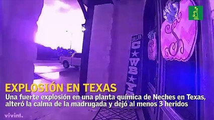 Explosión en planta química en Texas deja al menos 3 heridos