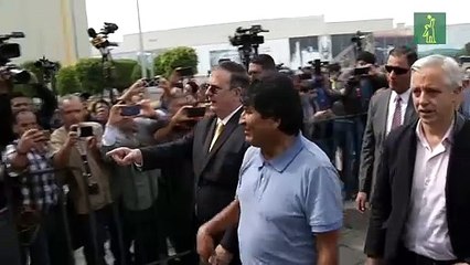 Evo Morales llega a México sin renunciar a su lucha