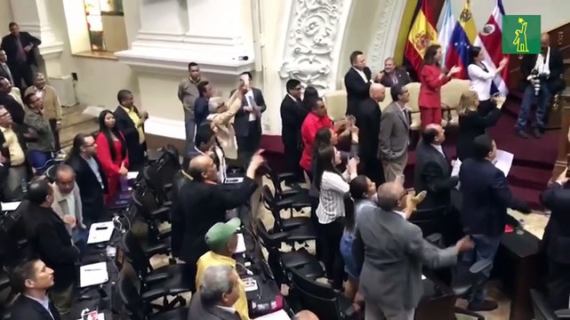 Intervención de diputados del PP acaba entre insultos en Asamblea venezolana