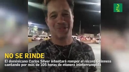 Carlos Silver tratará de romper el récord de canto: “La tercera es la victoria”