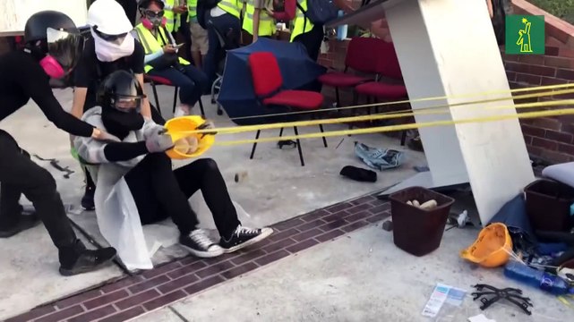 Nuevos enfrentamientos entre manifestantes y Policía en Hong Kong