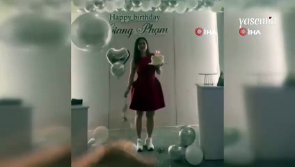 Doğum gününde facia: Elinde patlayan balon yüzünü yaktı!