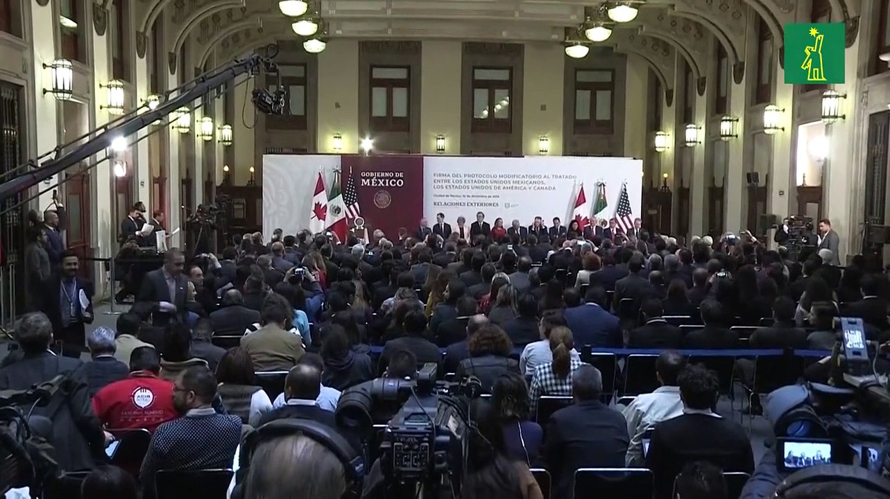 México, EE.UU. y Canadá firman el T-MEC tras modificaciones de los demócratas
