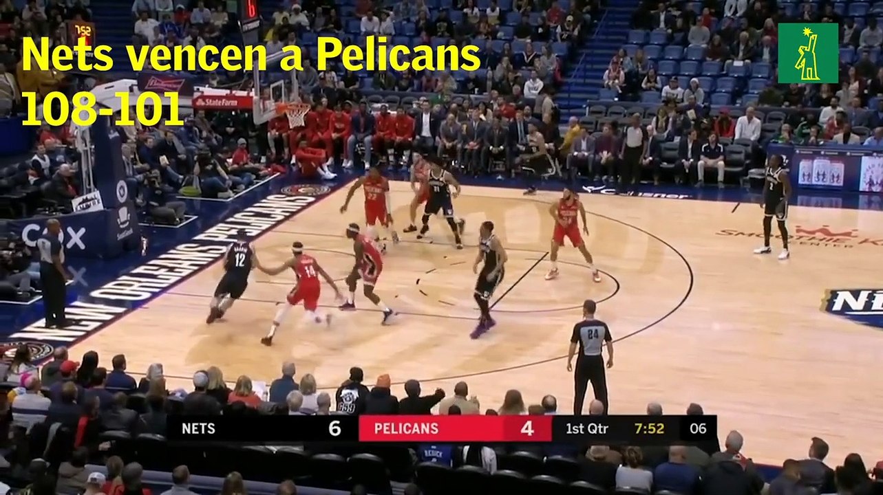 Nets vencen a Pelicans