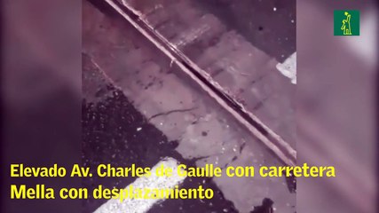 Desnivel en puente pone en riesgo las gomas de los conductores de la zona oriental