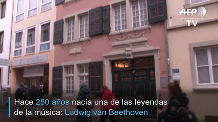 Reabren casa de Beethoven de Bonn por 250 aniversario del compositor