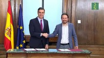 PSOE y Unidas Podemos alcanzaron acuerdo con miras a investidura de Sánchez