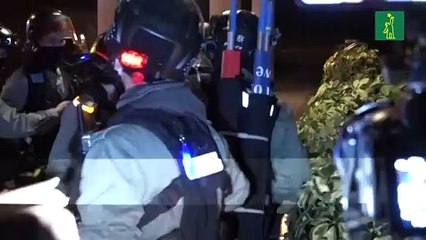 Víspera de Navidad plagada de violencia en protestas en Hong Kong