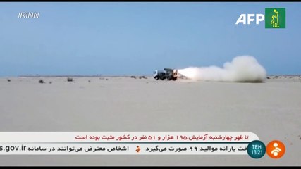 Irán asegura que probó con éxito nuevos misiles de crucero