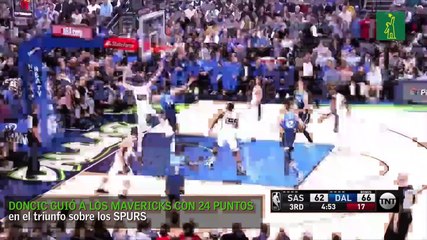 Doncic consiguió 24 puntos en el triunfo de los Mavericks sobre los Spurs