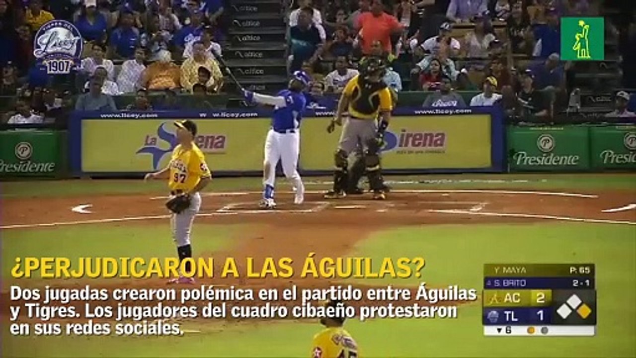 Las Águilas protestan en redes sociales por dos jugadas polémicas, ¿Qué piensa usted?