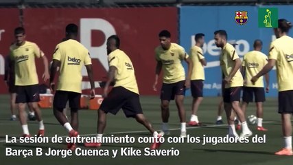 El Barça prepara la vuelta a la competición con más jugadores del filial