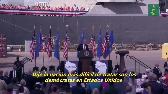 Trump: La nación más difícil con la que lidiar son los demócratas de EEUU