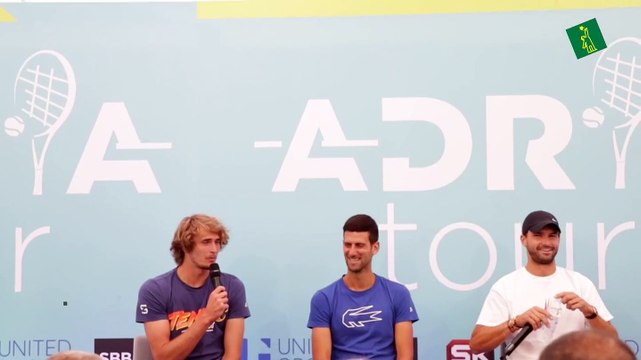 Novak Djokovic organiza un torneo de tenis benéfico en los Balcanes