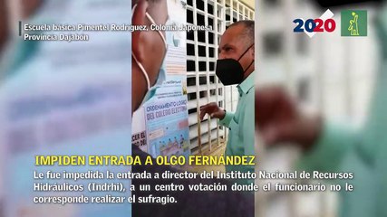 Impiden entrada a Olgo Fernández a centro de votos en Dajabón