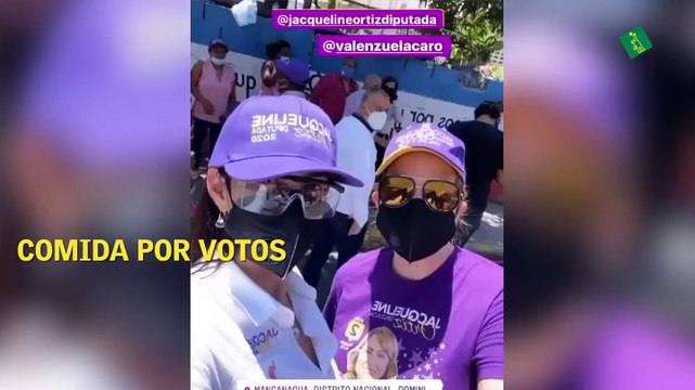 Usan raciones alimenticias de Comedores Económicos para campaña de diputada del PLD