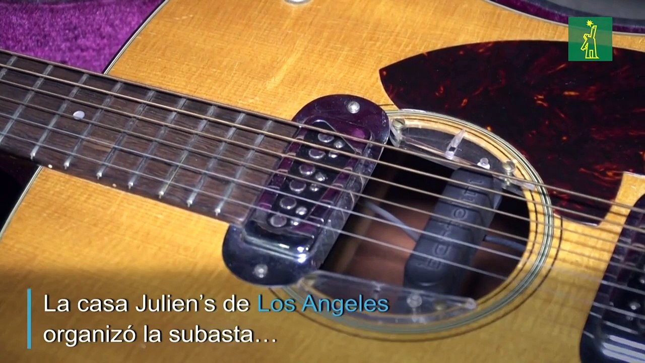 La guitarra de Kurt Cobain en "Unplugged" de Nirvana a subasta