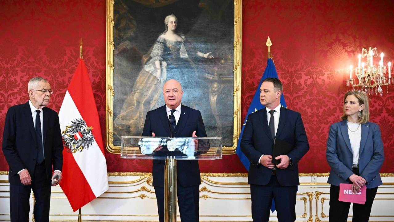 ÖVP, SPÖ und NEOS peilen Koalition an