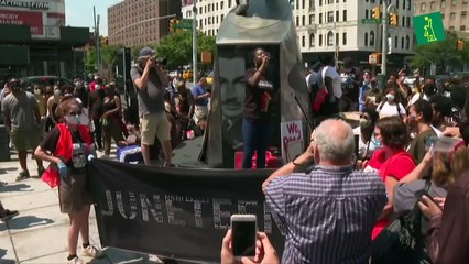 EEUU conmemora el fin de la esclavitud en medio de tensiones por el racismo