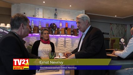 "Meine Heimat, unsere Donaustadt"  Grätzltour - BV Ernst Nevrivy in Morgens Cafe