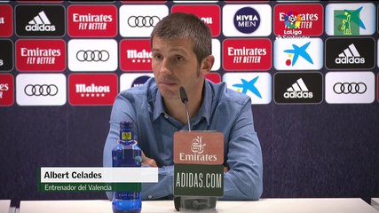 Celades cree que el gol anulado al Valencia condicionó el partido ante el Real Madrid