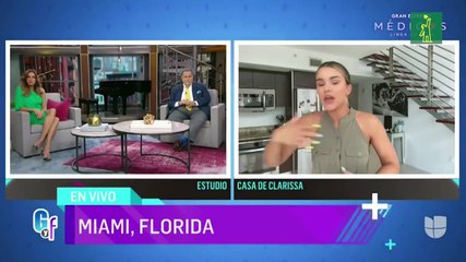 Clarissa Molina da positivo a prueba casera de coronavirus