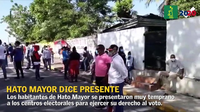 Hato Mayor dijo acude masivamente a votar