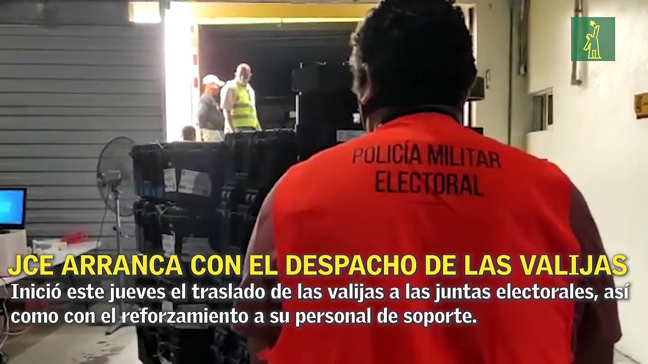 JCE arranca con el despacho de las valijas a las juntas electorales