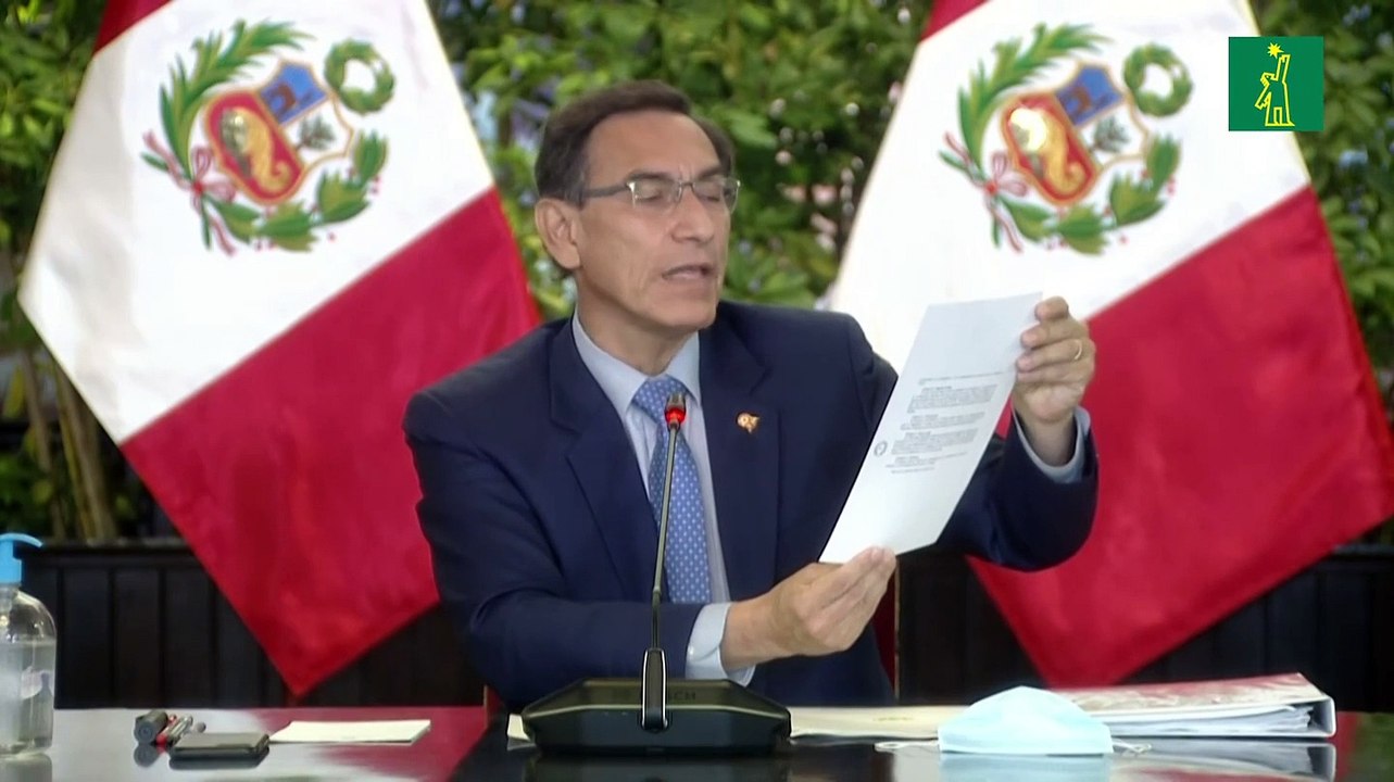 Vizcarra convoca a elecciones en Perú para abril de 2021