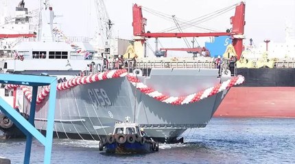 Yeni Tip Çıkarma Gemisi Ç-159 denize indirildi
