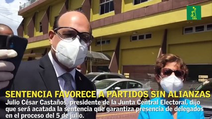 JCE acatará sentencia ordena partidos sin alianzas tengan delagados