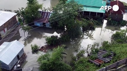 Millones de personas afectadas por inundaciones en el sur de Asia