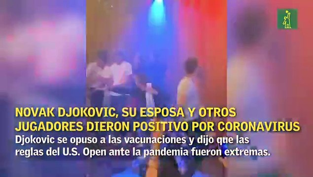 Novak Djokovic, su esposa y otros jugadores dieron positivo por coronavirus