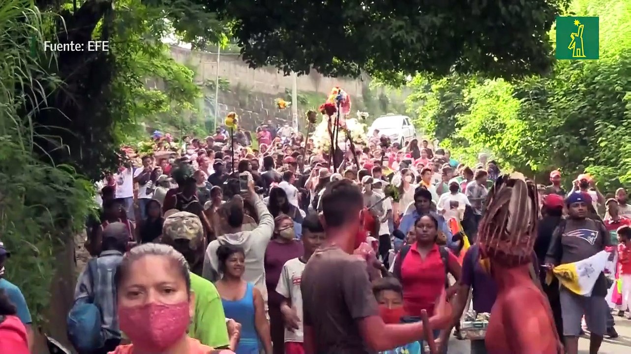Cientos desafían a Iglesia católica y pandemia con fiesta en Nicaragua
