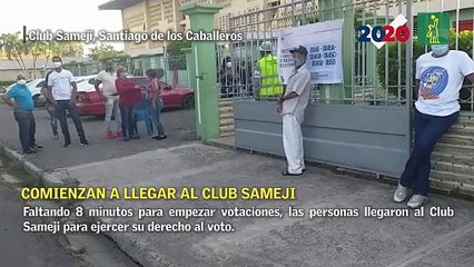 Entusiasmo y orden en primeras horas de elecciones en Santiago