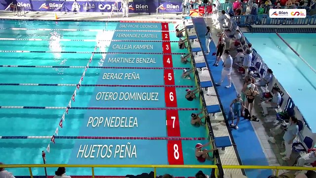 XI CAMPEONATO DE ESPAÑA DE NATACION POR FEDERACIONES AUTONÓMICAS VIII CAMPEONATO DE ESPAÑA DE NATACION INCLUSIVA Sábado tarde