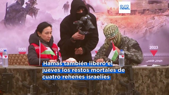 Hamás libera a los 6 rehenes previstos, en distintos puntos y sin ninguna ceremonia