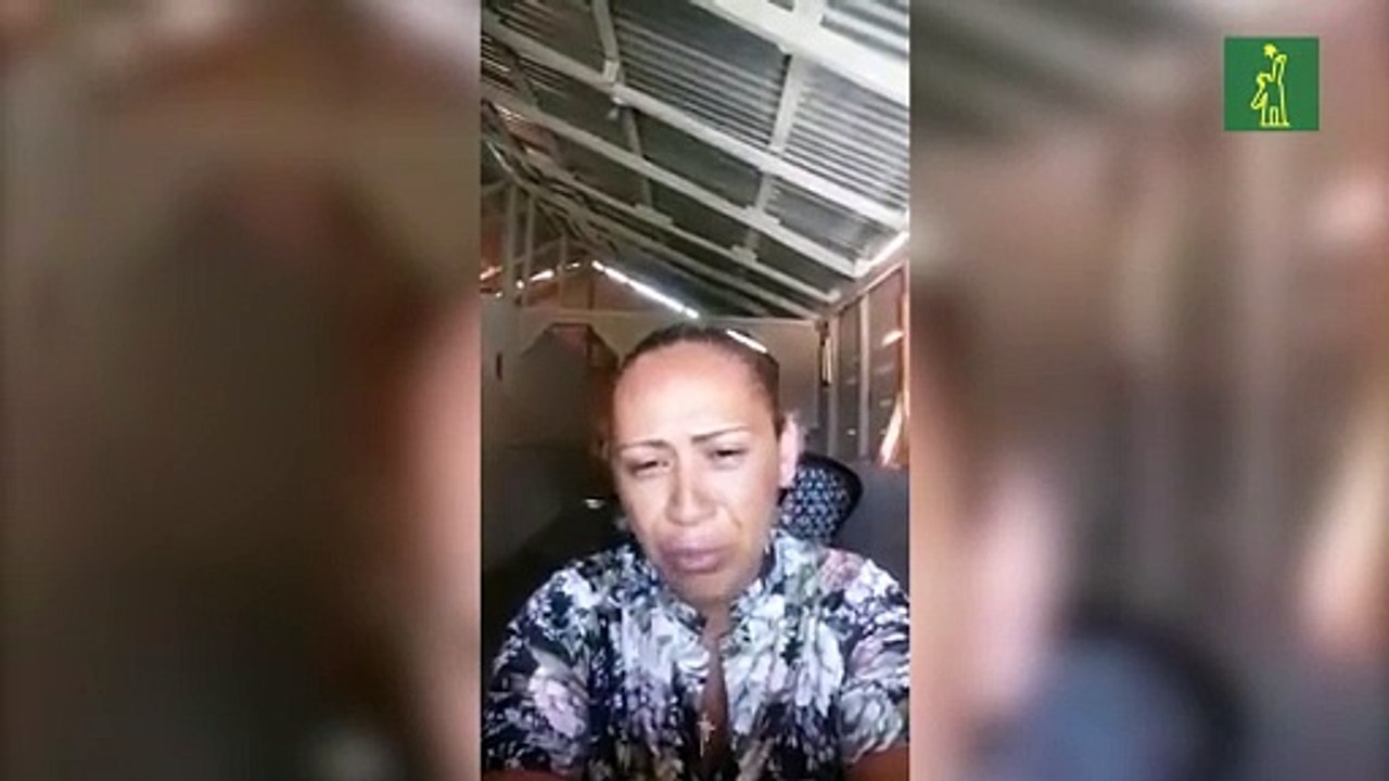 Mujer clama llorando por ayuda; teme expareja la mate